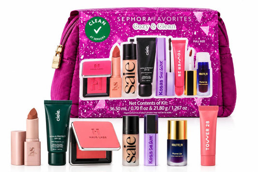 Sephora Favorites Cozy & Clean Makeup Value Set