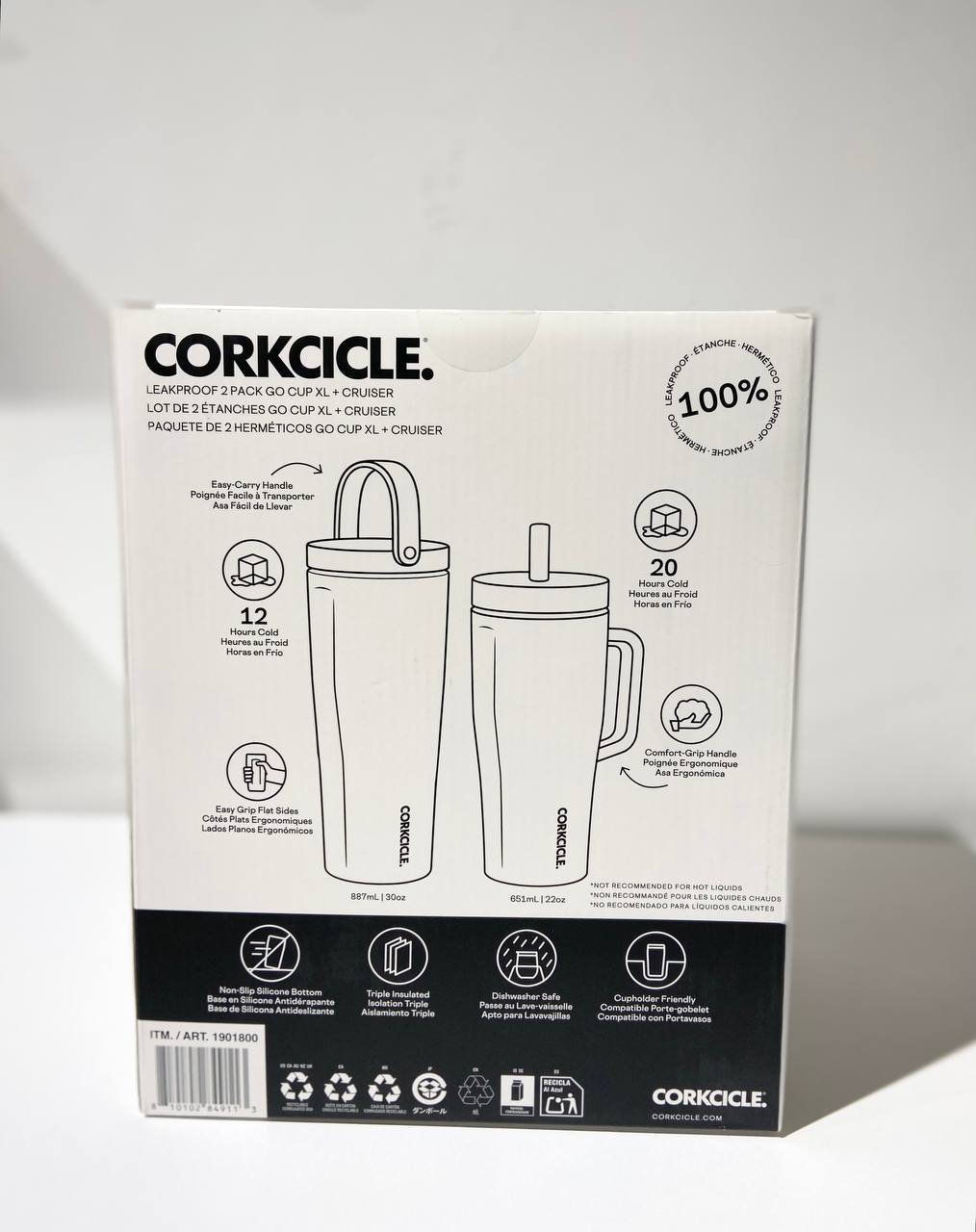 Corkcicle Leakproof Hydration cup Set
