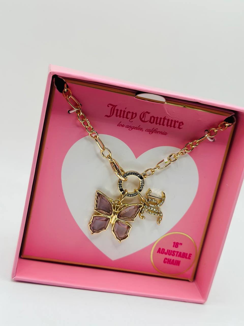 Juice couture butterfly necklace