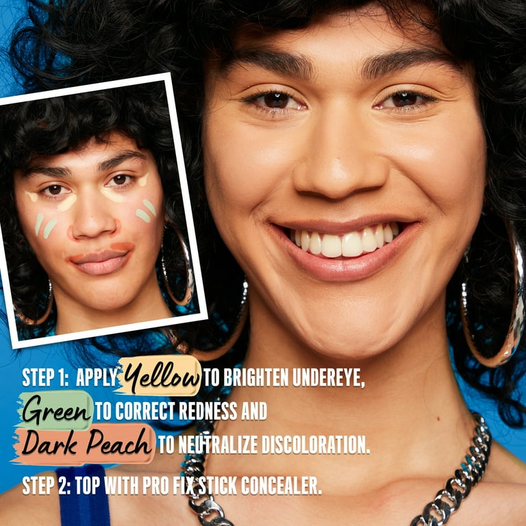 NYX Professional Makeup Color Correcting Pro Fix Stick Concealer, Yellow