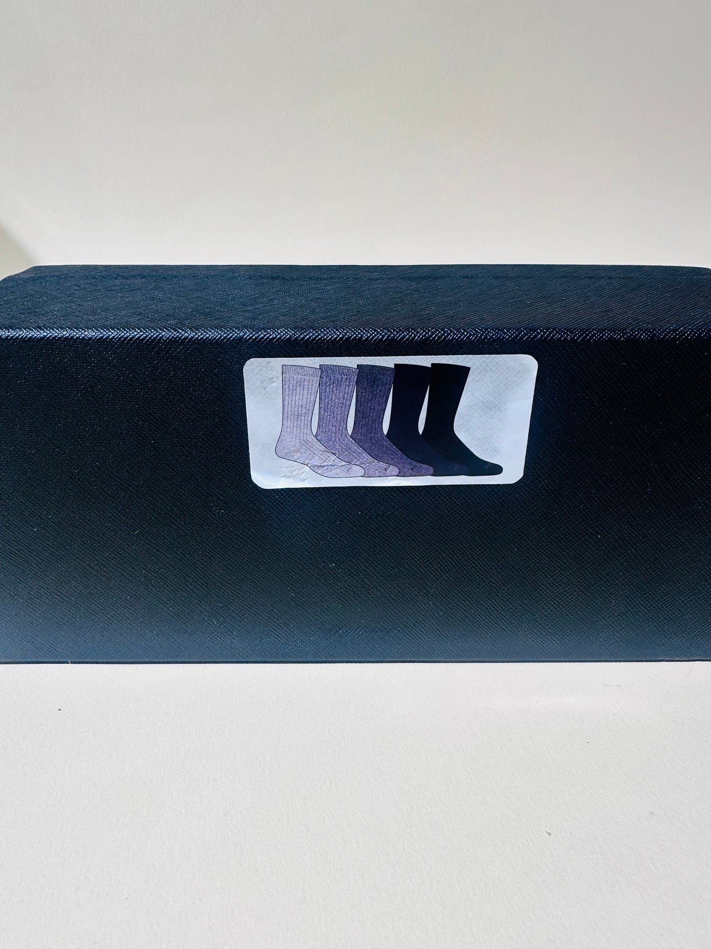 French Connection men's sock gift set in a faux leather box