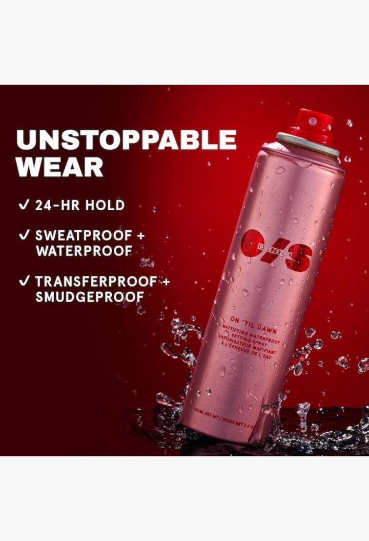 One size  by Patrick Starrr On 'Til Dawn Mattifying Waterproof Setting Spray Big & Bitty Duo