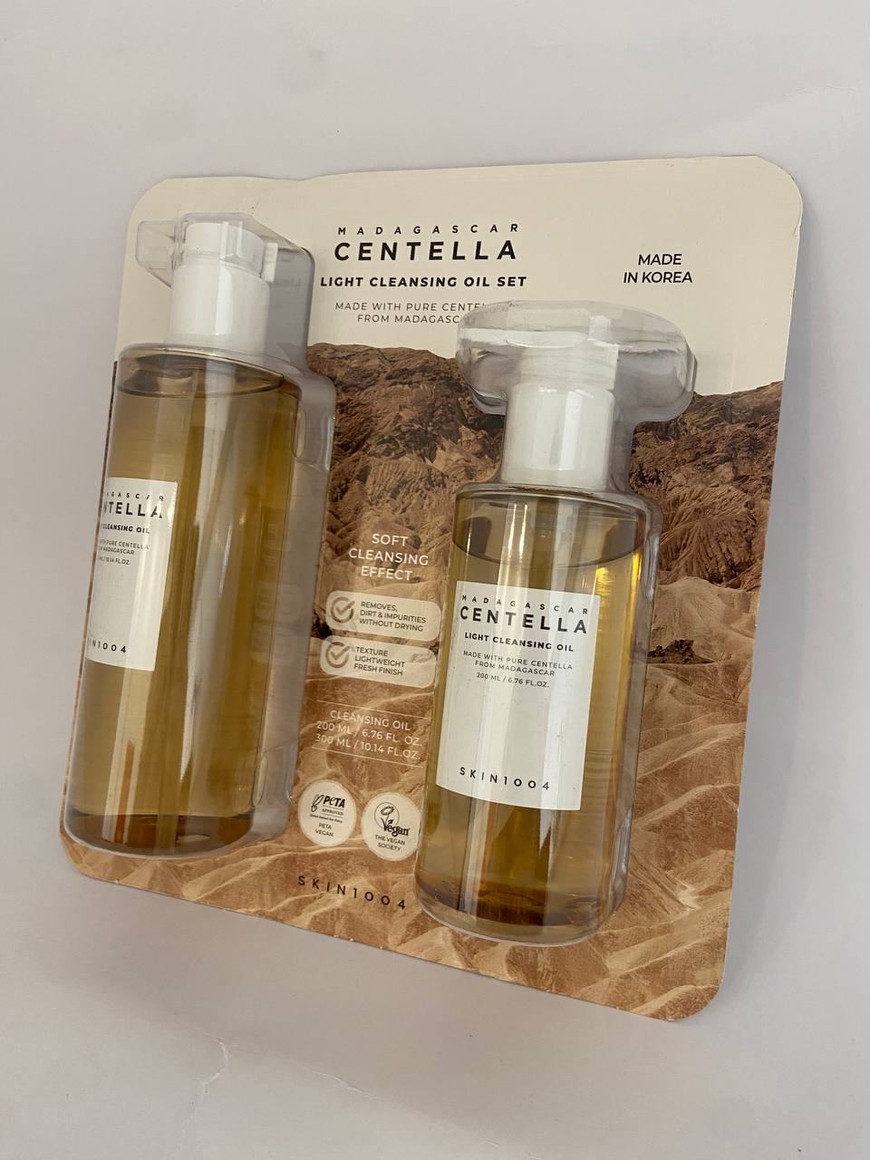 Centella light cleansing oil set
