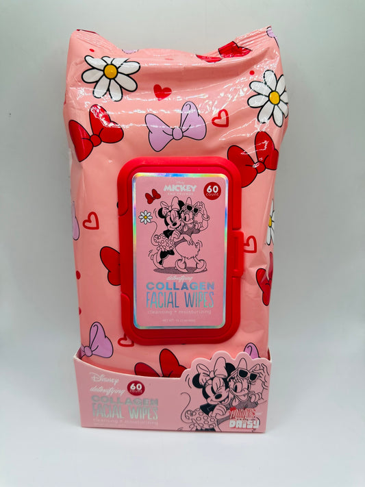 Disney Mickey and Minnie Mouse Collagen Facial Wipes