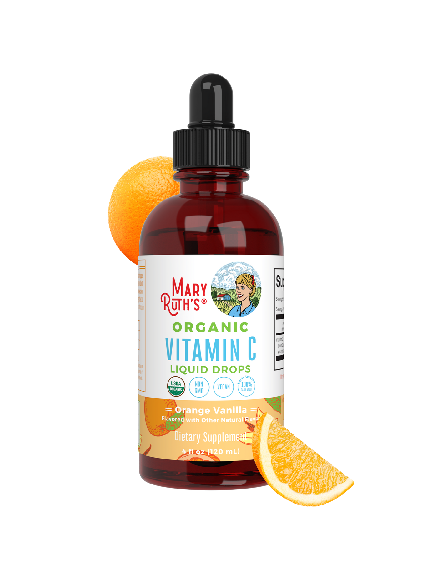 MaryRuth’s Organic Vitamin C Liquid Drops (120 mL / 4 fl.oz)