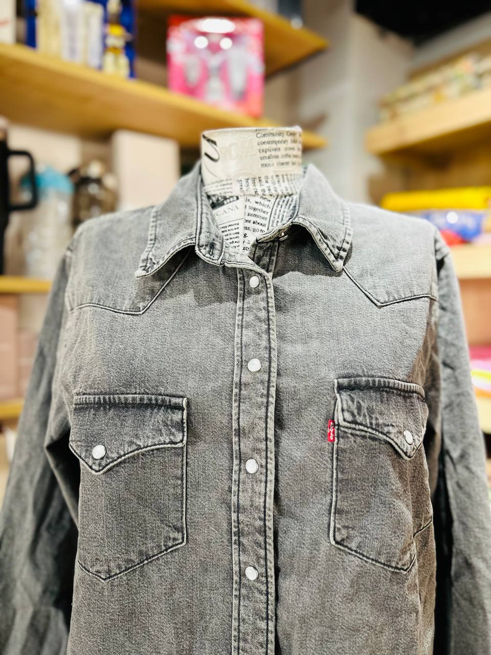 Lives denim blouse