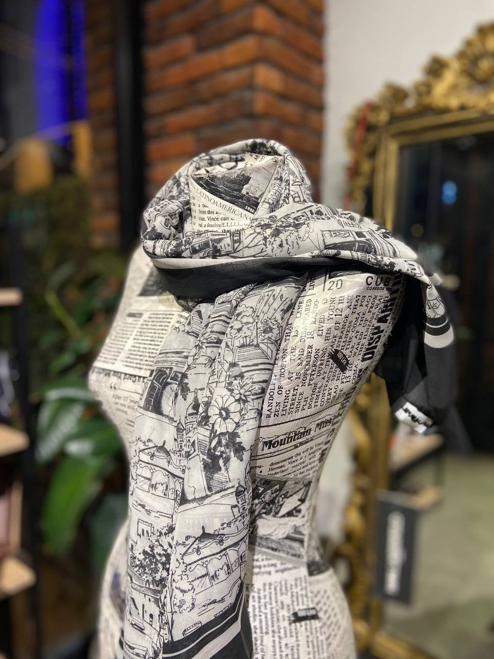 Karl Lagerfeld scarf