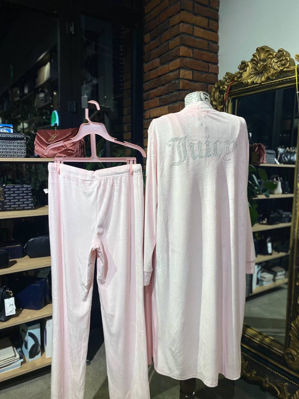 Juicy Couture 3 piece pajama set size large