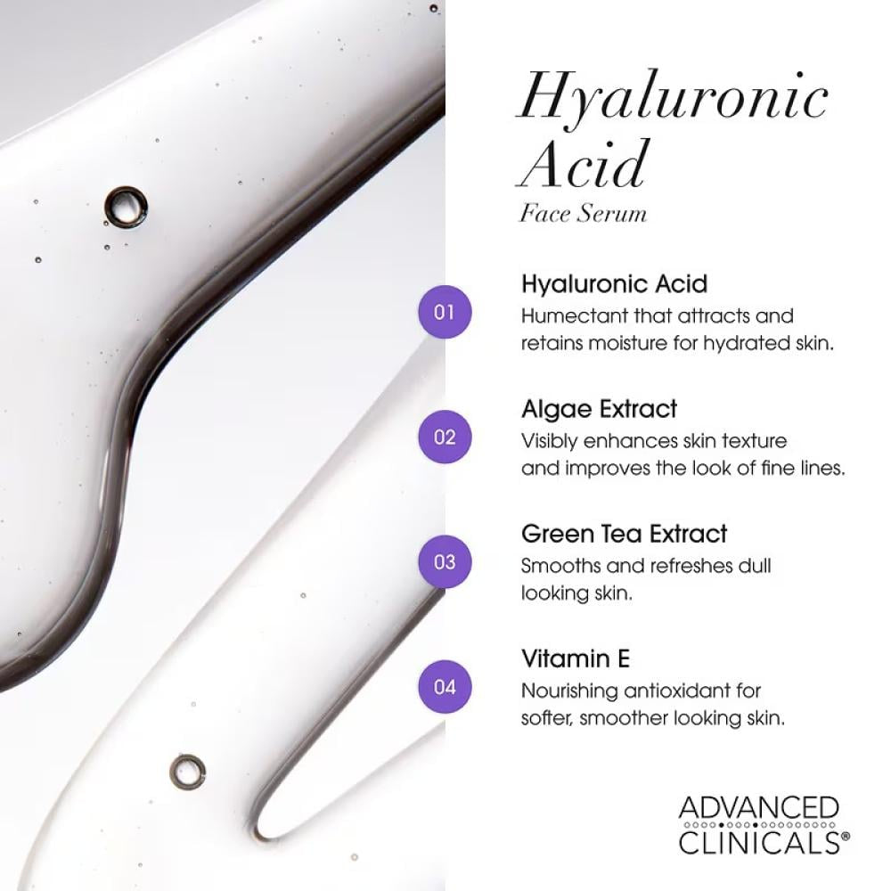 Advanced Clinicals Hyaluronic Serum