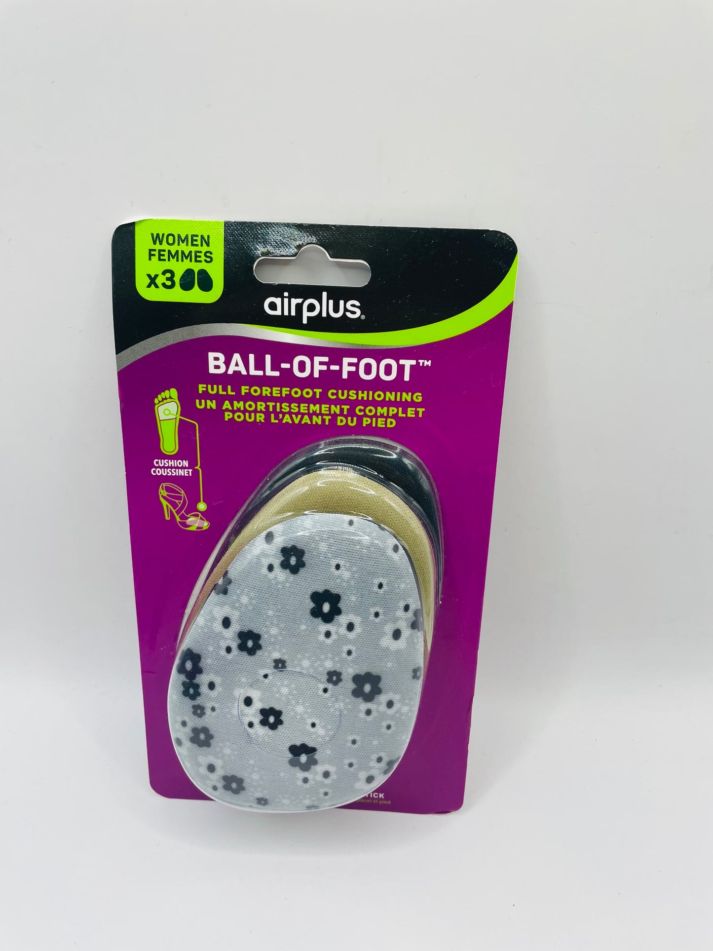 Air plus ball of foot