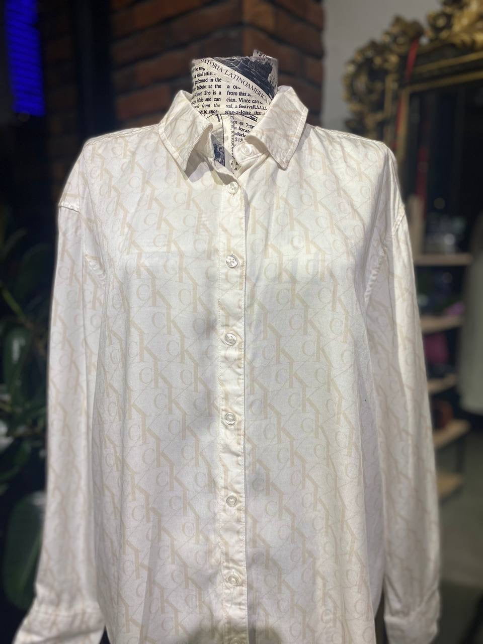 Calvin Klein blouse size large