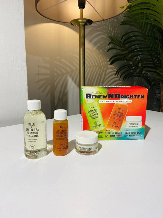 the Youth To The People Renew 'N Brighten travel skincare set