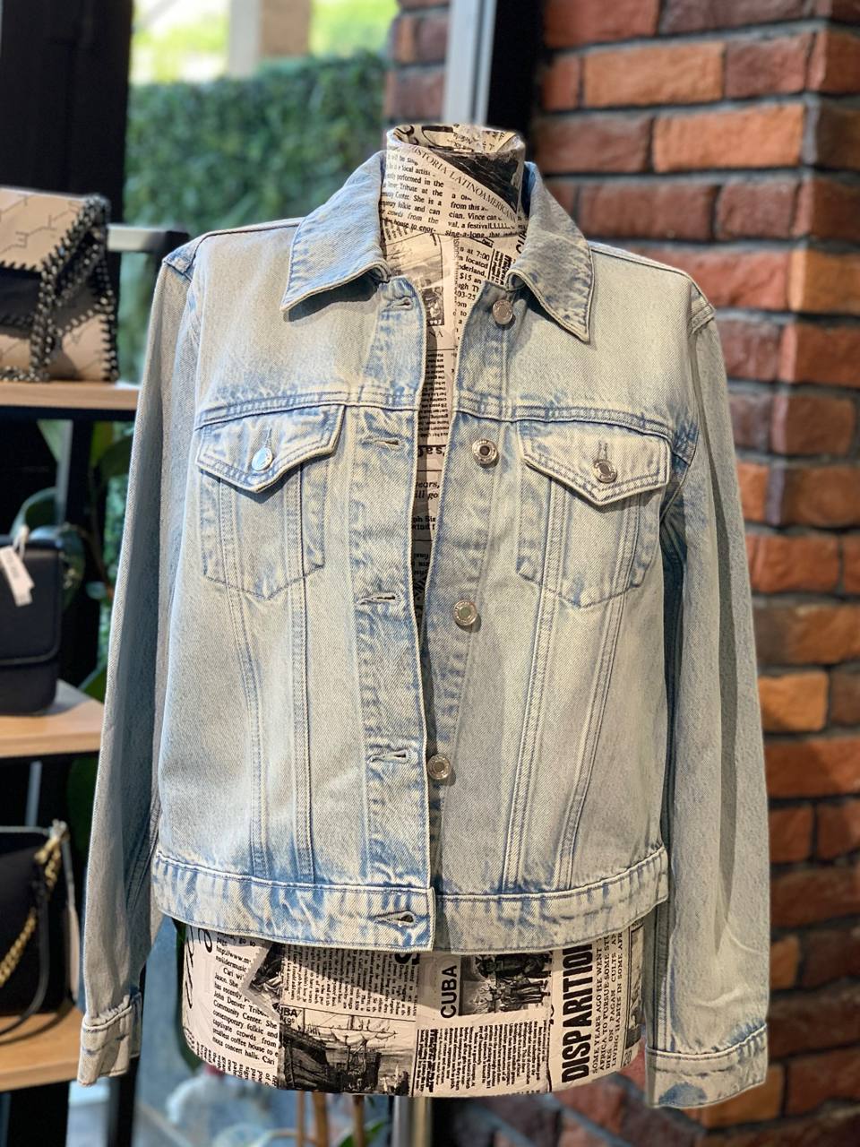 Michael kors denim jacket size medium