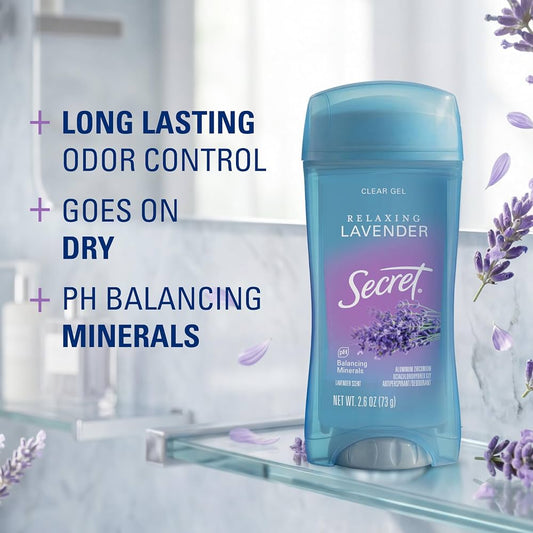 Secret Anti-Perspirant Deodorant Clear Gel Luxe Lavender