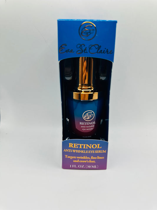 eva st claire retinol anti-wrinkle eye serum