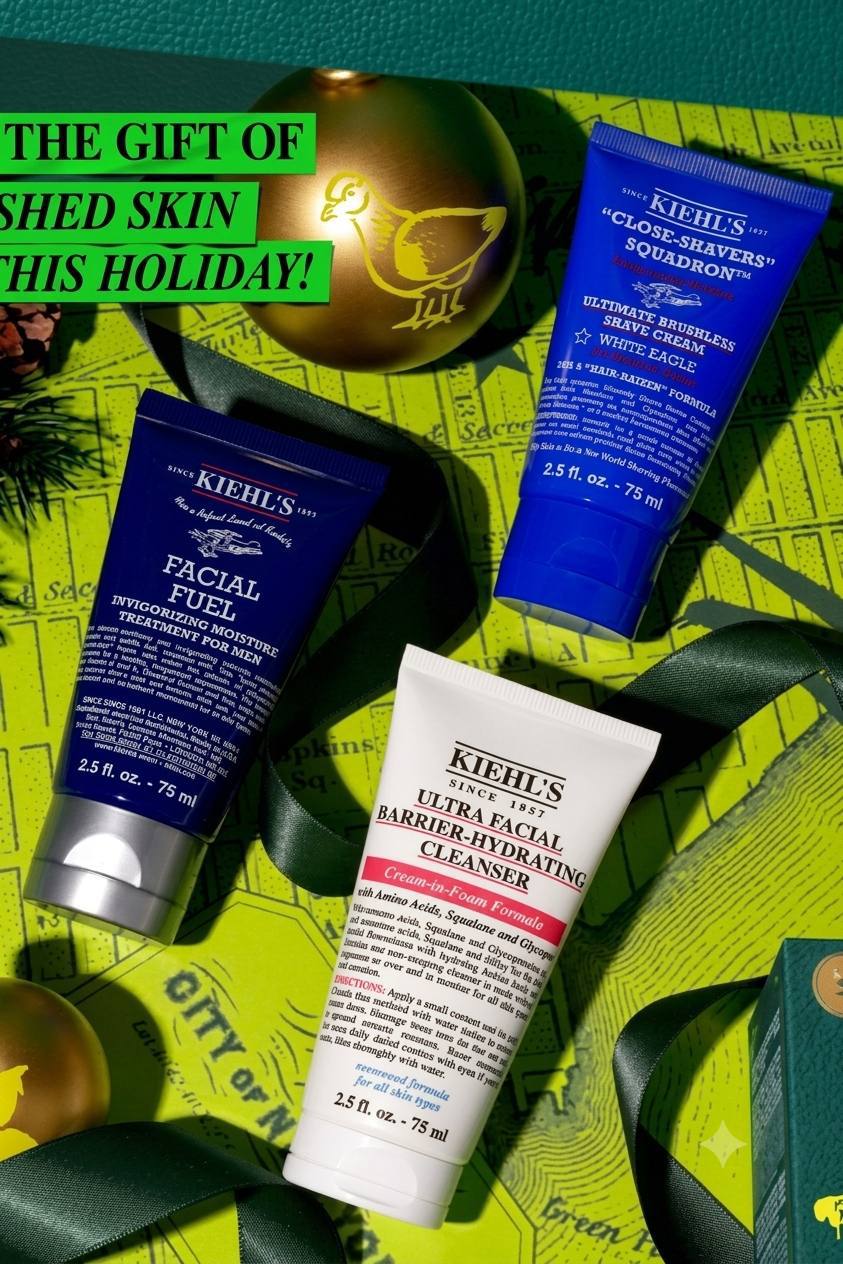 Kiehl's "Your 5 O'Clock Shadow Shavers" men's grooming gift set