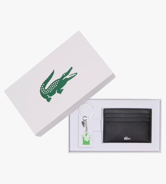 Lacoste cardholder & keychain set