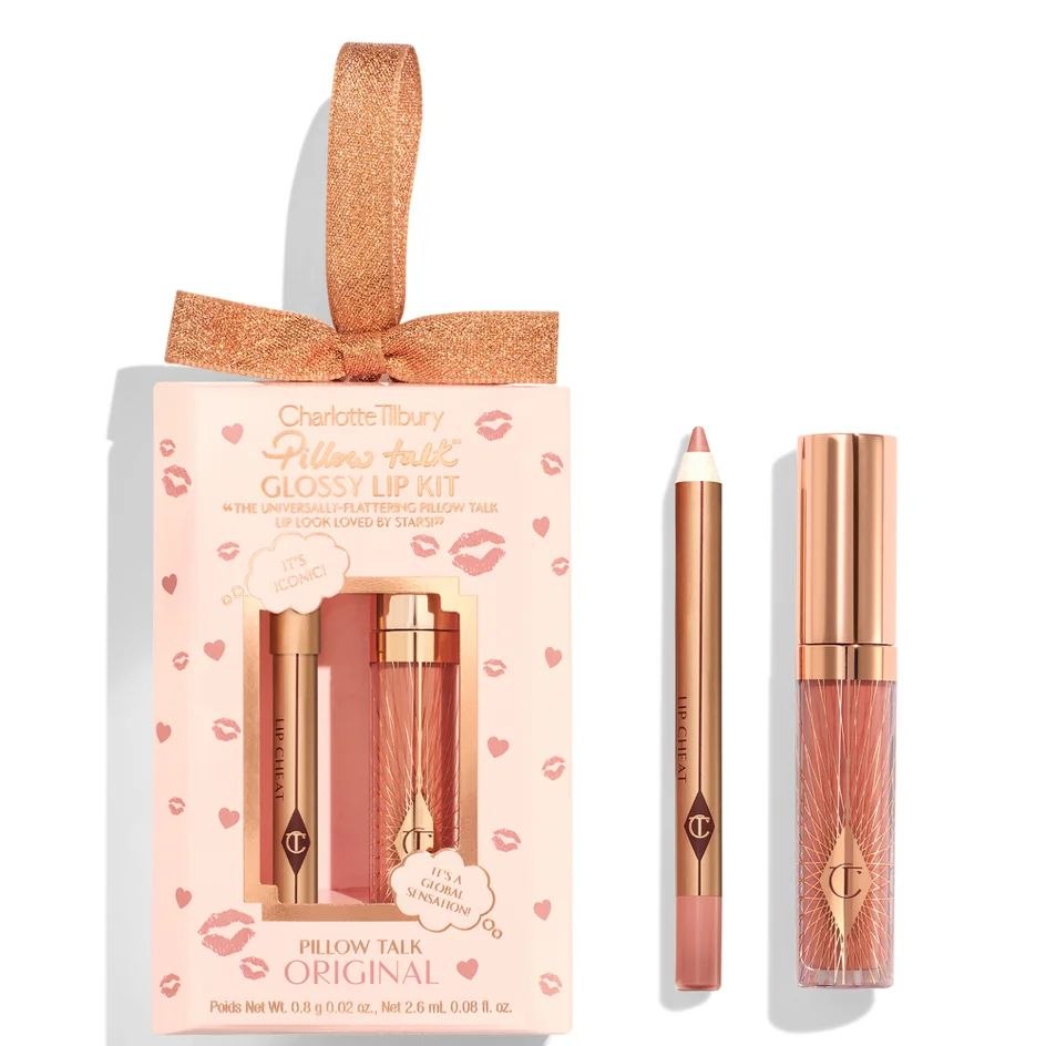 Charlotte tilbury Glossy lip kit
"Pillow talk original"