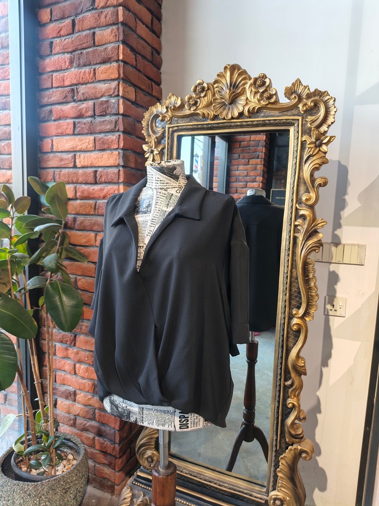 Calvin Klein blouse shirt size Large