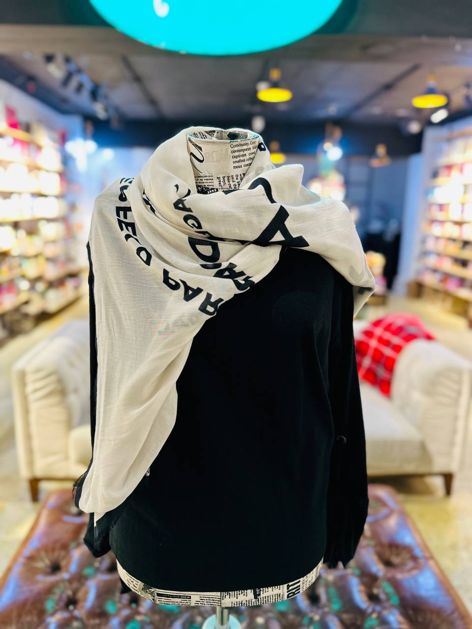 Karl Lagerfeld scarf