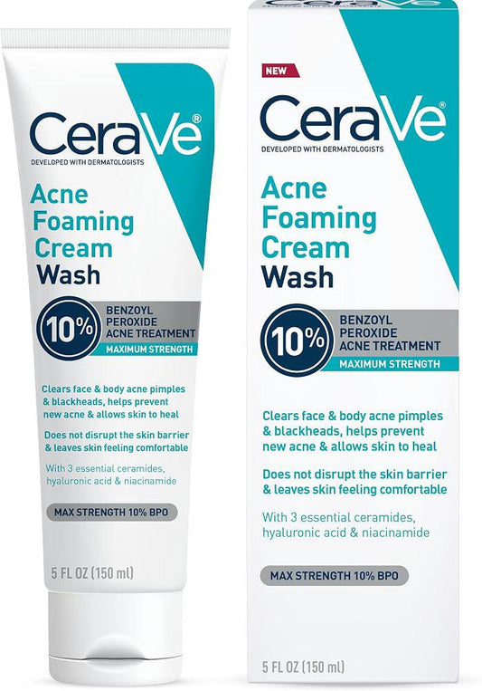 Cerave Foaming Acne Face and Body Wash