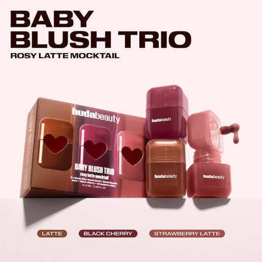 Huda Beauty Baby Blush Mocktail Trio set