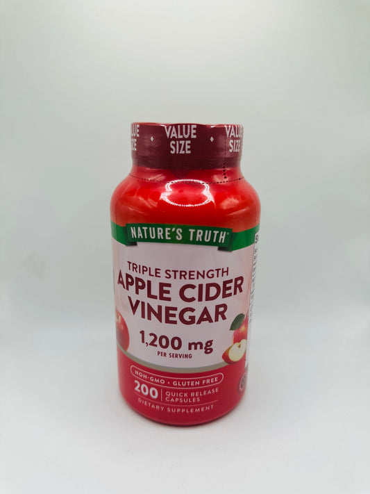 Nature's truth apple cider vinegar capsules