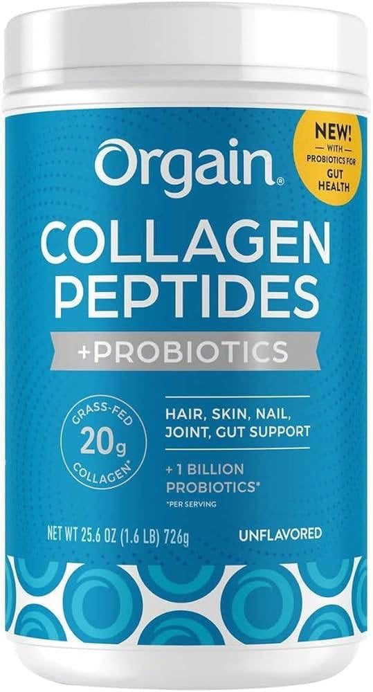 Orgain Collagen Peptides + Probiotics powder