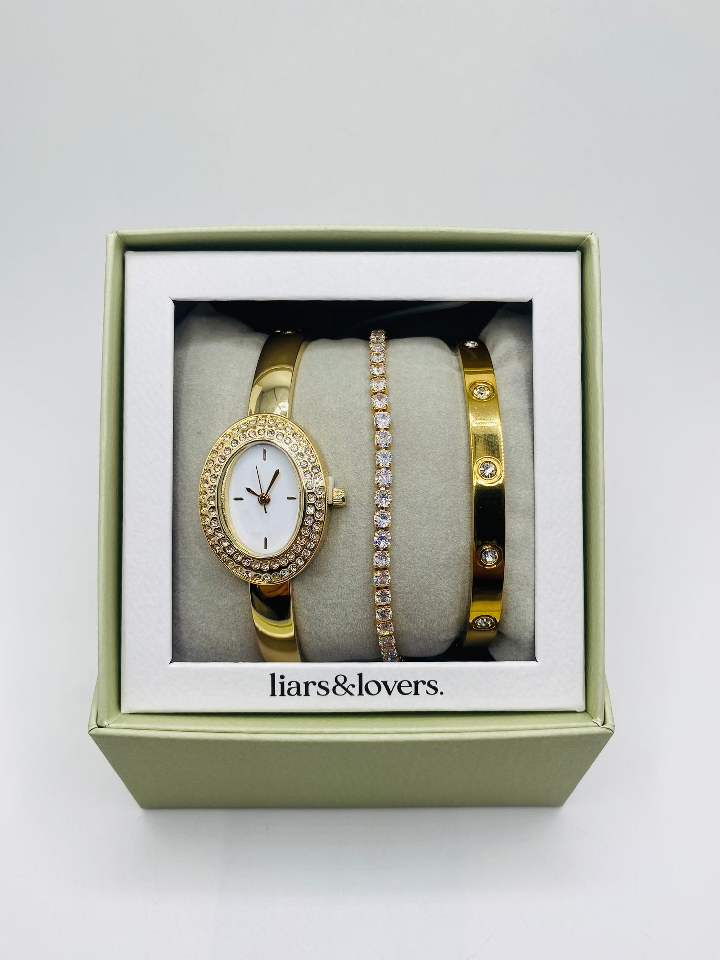 Liars & Lovers three-piece watch & bracelet set