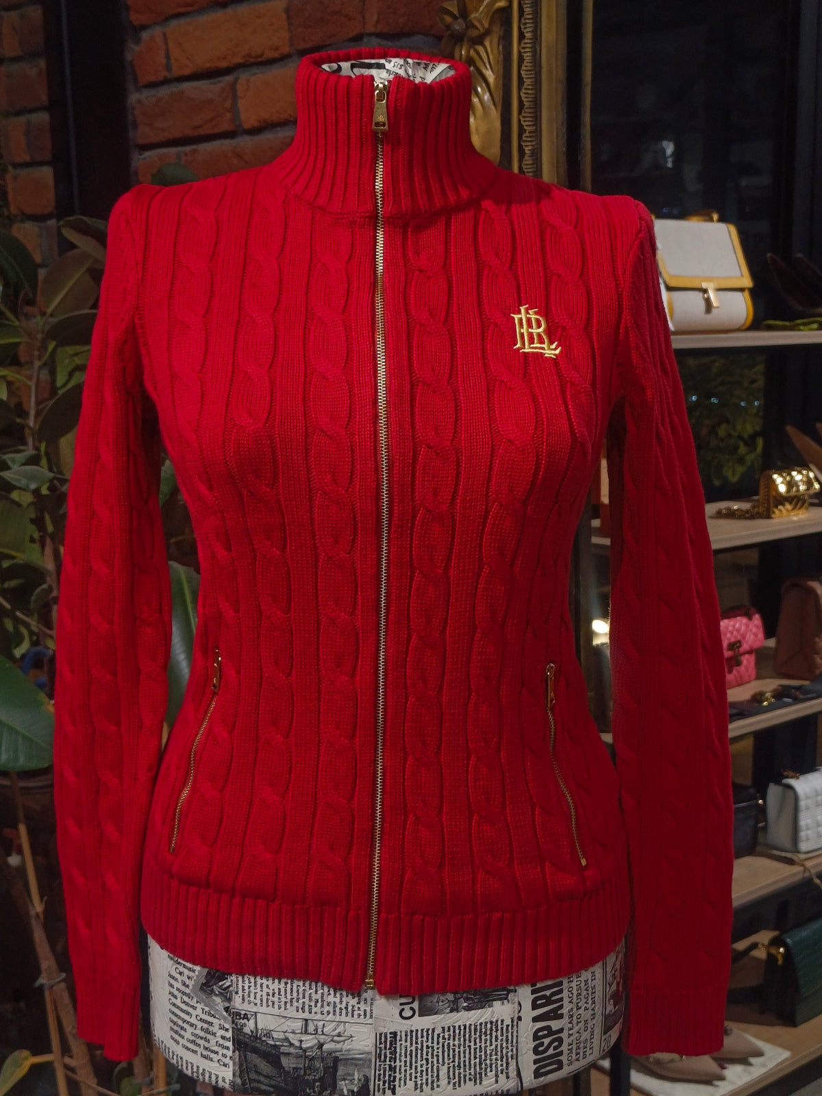 Ralph Lauren zipper sweater Xsmall