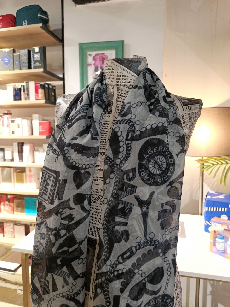 Karl Lagerfeld scarf