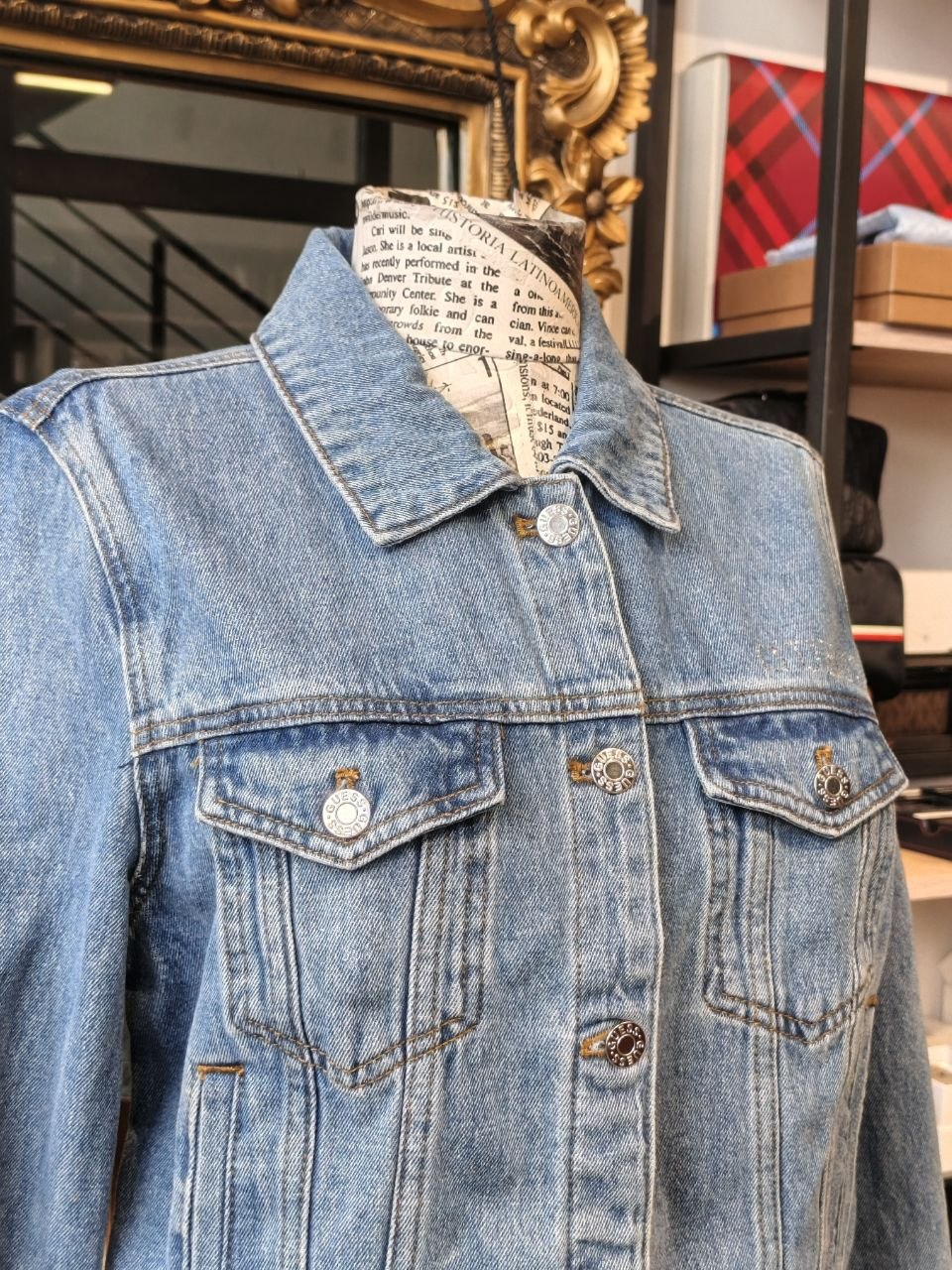 Guess denim jacket size medium
