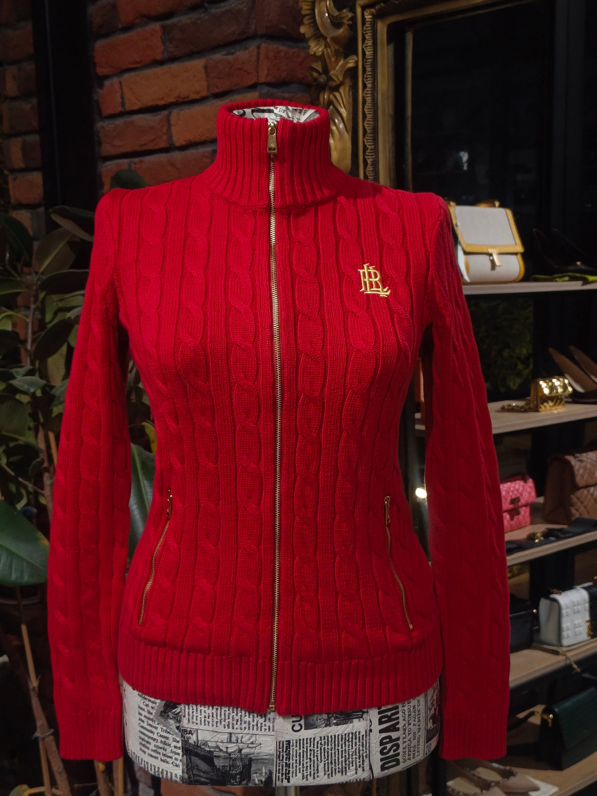 Ralph Lauren zipper sweater Xsmall