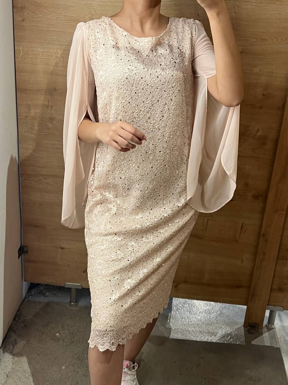 Connected apparel dress