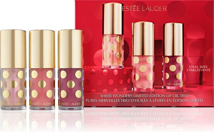 Estée Lauder lip oil set