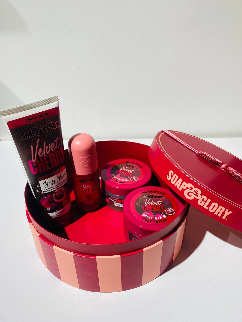 Soap & Glory Velvet Cherry Gift Box