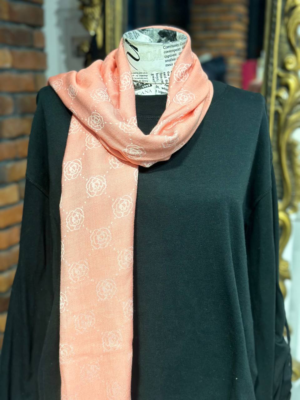 Karl Lagerfeld scarf