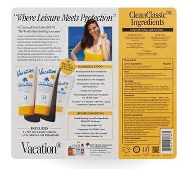 Vacation Classic Lotion SPF 50 sunscreen