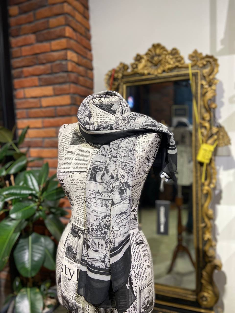 Karl Lagerfeld scarf