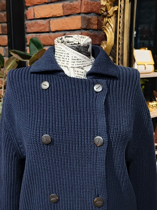 Vince Double Breasted Sweater Jacket size medium