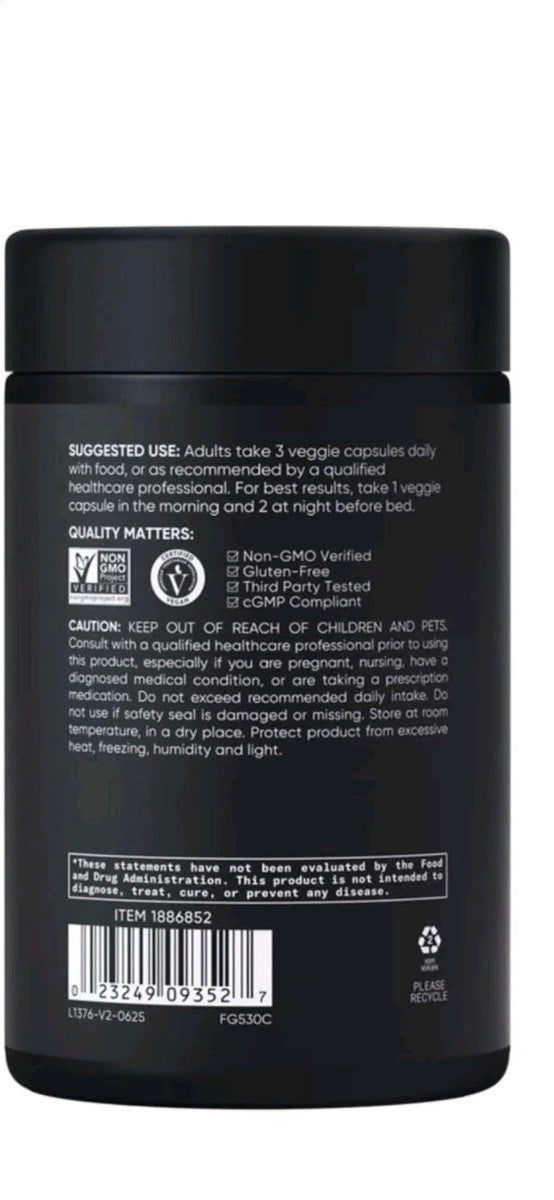 Sports Research Magtein Magnesium L-Threonate 2000mg Brain Health 135 Capsules