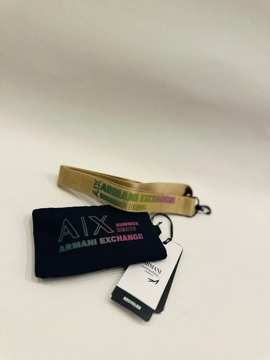 Armani exchange wallet with belt
