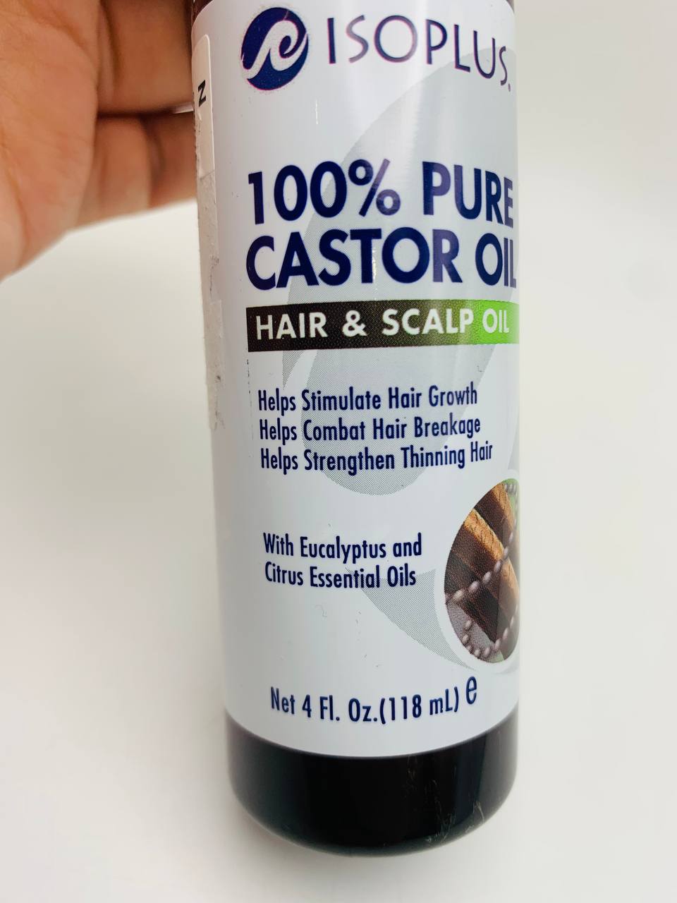 Isoplus %100 castor oil hair & sculp oil
