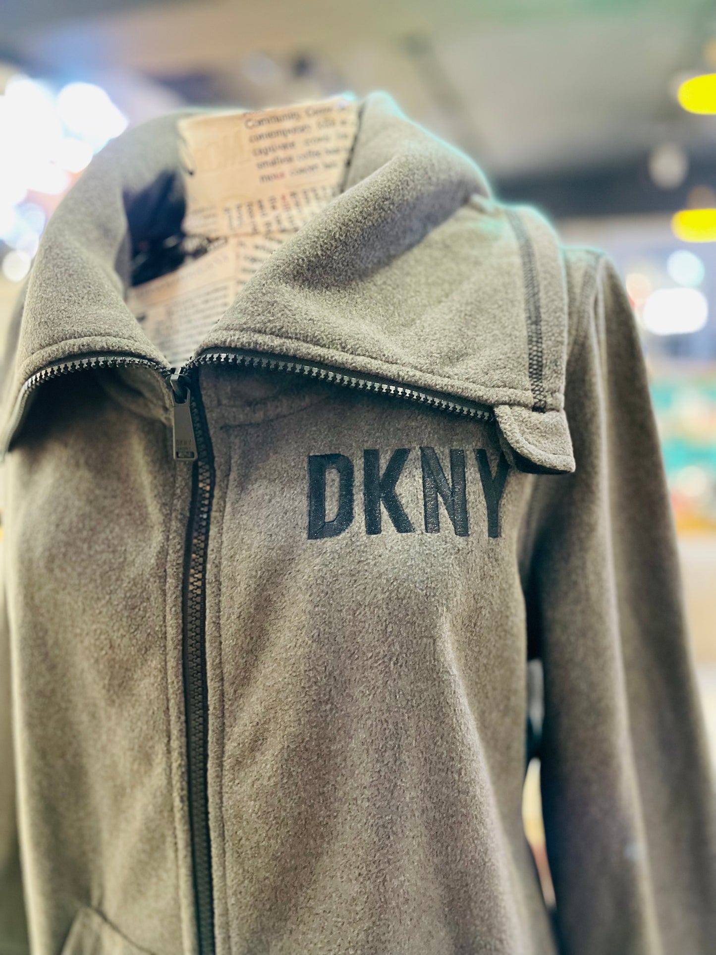 Dkny jacket with zipper