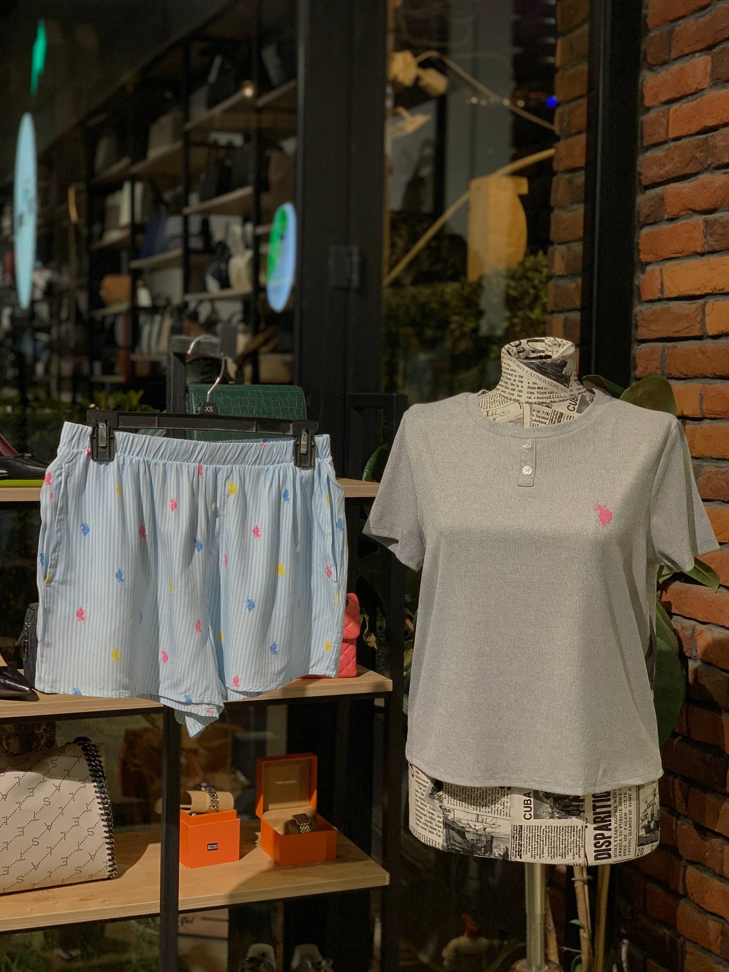 Us polo assn short set size small