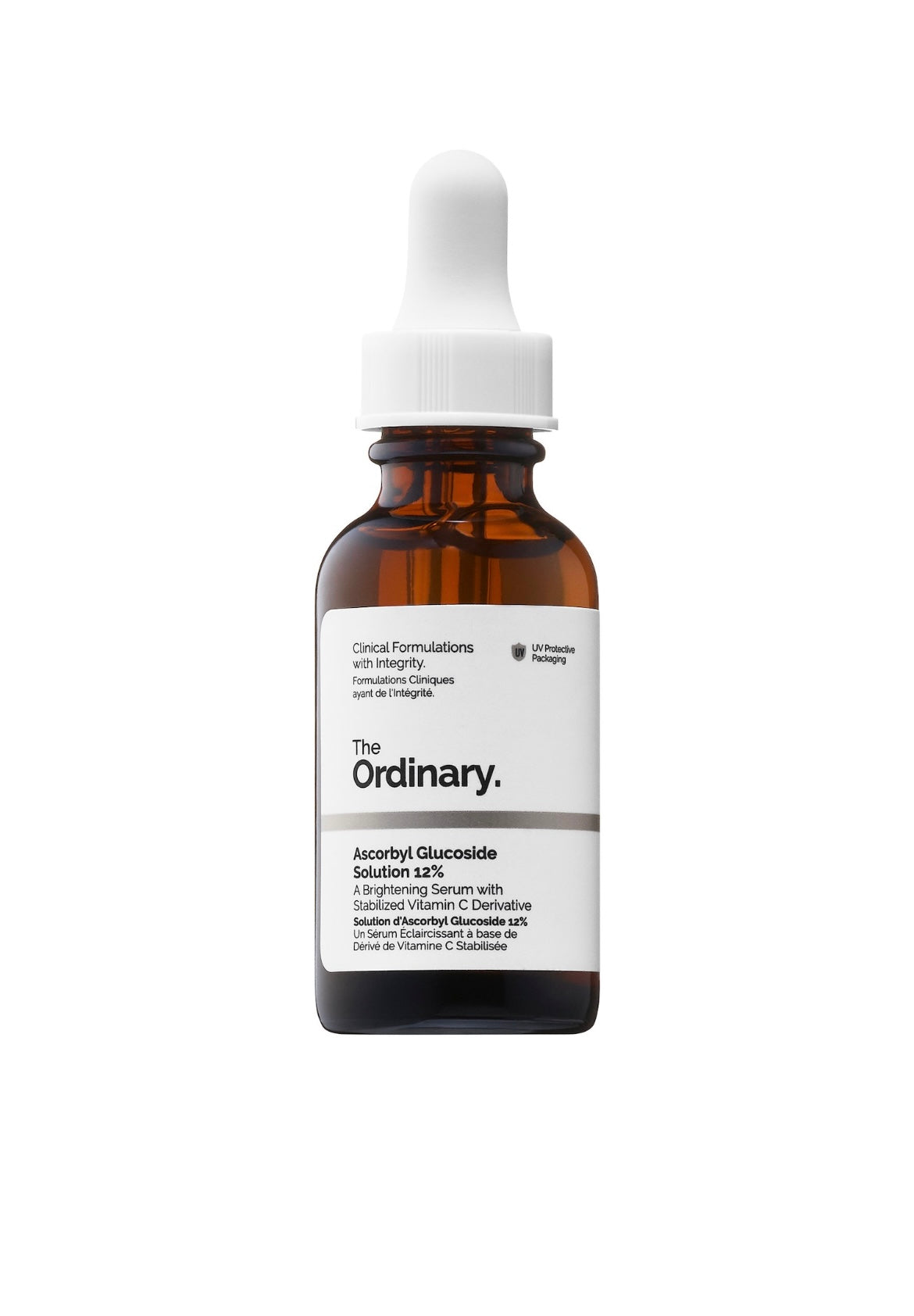 The ordinary  ascorbyl glycoside solution %12