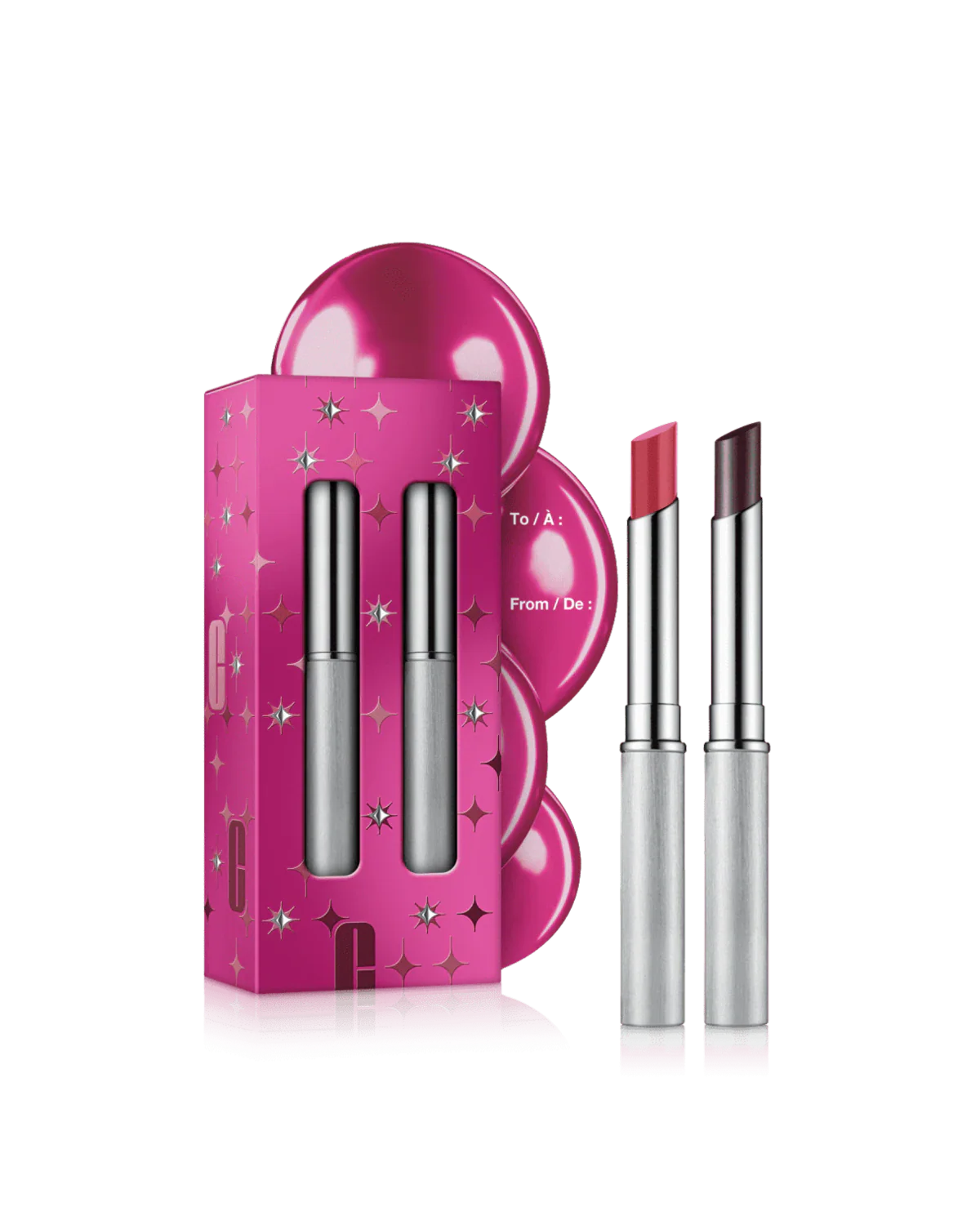 Clinique Pink Honey & Black Honey Lipstick set