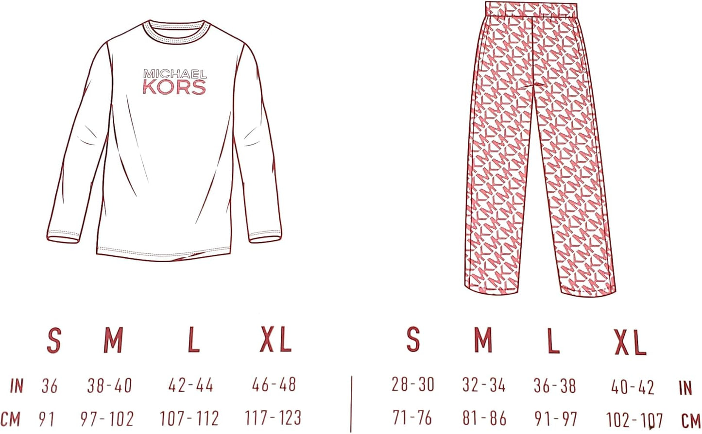 Michael kors pajama set