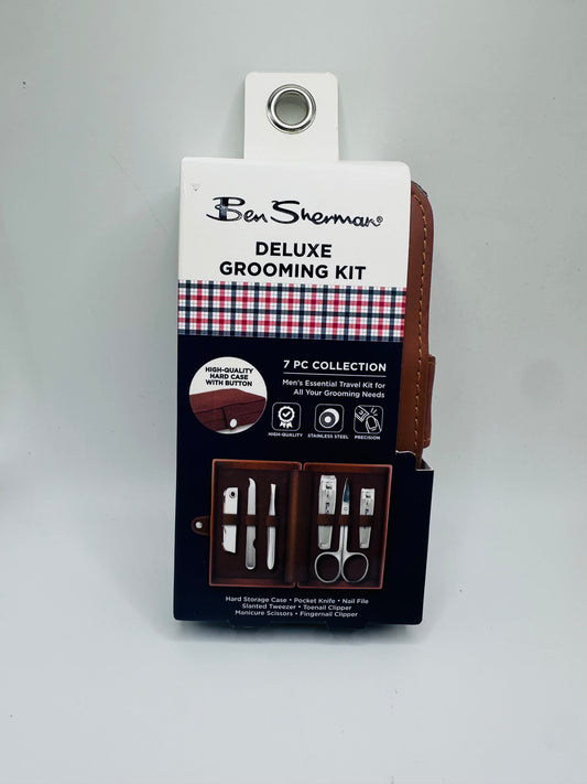 Ben Sherman Deluxe Grooming Kit, a 7-piece collection for men