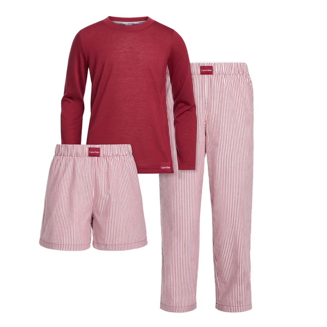 Calvin Klein  3-piece kids pajama set